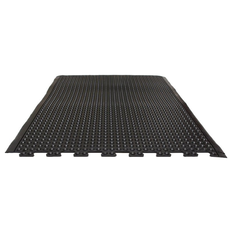 miltex embout Yoga Dome Basic, 100% caoutchouc naturel, noir/jaune, 900×1200 mm
